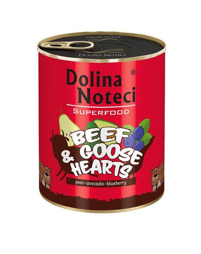 DOLINA NOTECI Premium SuperFood Rinder- und Gänseherz 6 x 800 g
