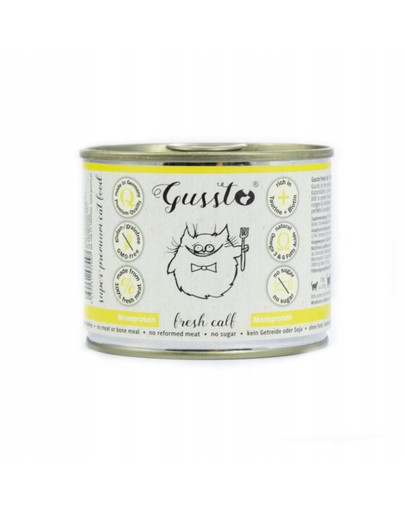 GUSSTO Cat Fresh Calf frisches Kalb 200 g