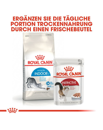 ROYAL CANIN INDOOR 27 Trockenfutter für Wohnungskatzen 2 kg