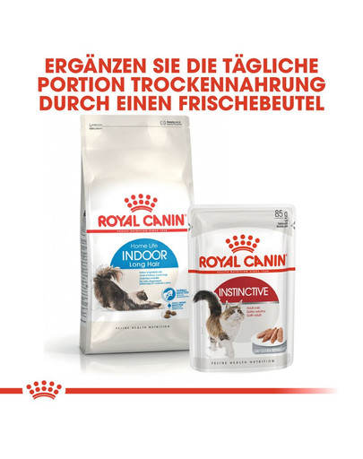 ROYAL CANIN INDOOR Longhair Trockenfutter für Wohnungskatzen mit langem Fell 10 kg