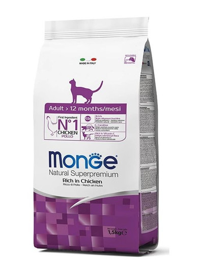MONGE Cat Adult mit Hühnchen 1.5 kg