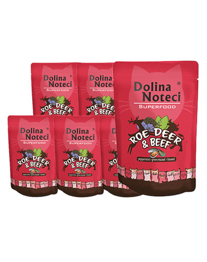 DOLINA NOTECI Superfood Forelle und Thunfisch 85g Nassfutter für Katzen