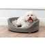FERA Hundebett oval grau M 61x51x16 cm