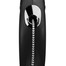 FLEXI Leine New Classic S Schnur 5 m. Schwarz. Bis zu 12 kg