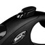 FLEXI New Classic L 8 m Gurt-Rollleine Schwarz