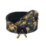 FERA Gold ovales Bett mit Schleife für Hunde und Katzen L 66x55x28 cm